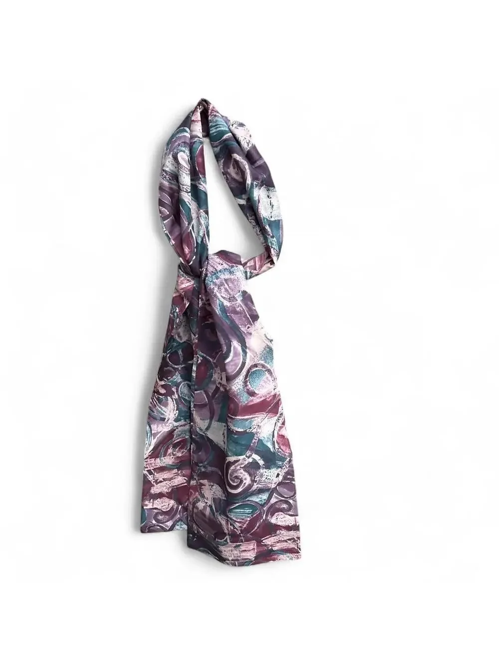 Women's Multi and Purple Scarf-wrap